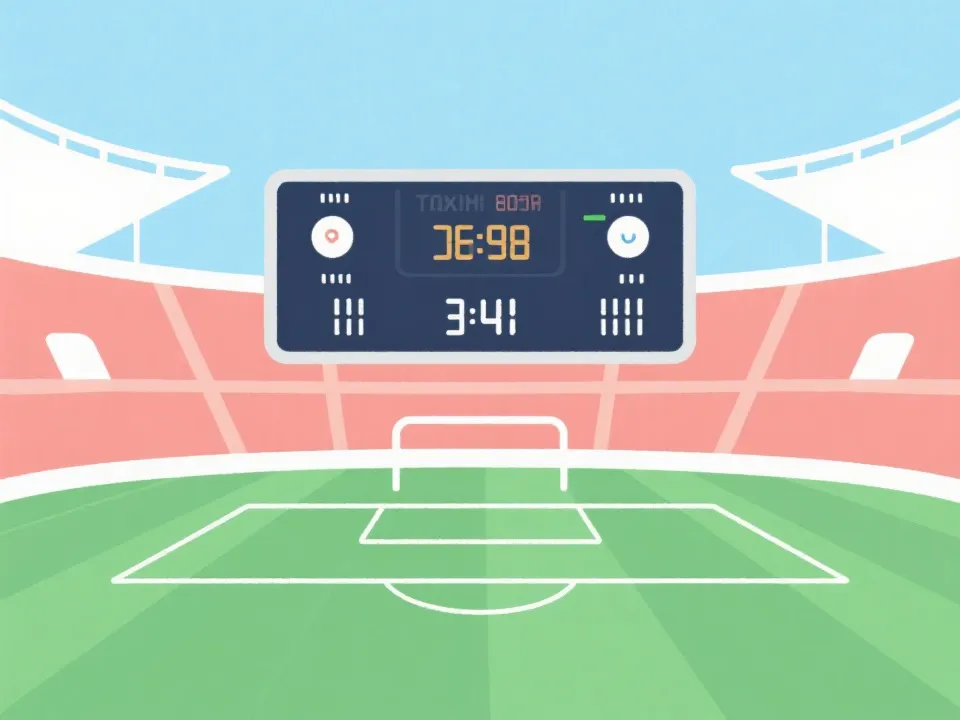 积分榜与赛场数据可视化示意图